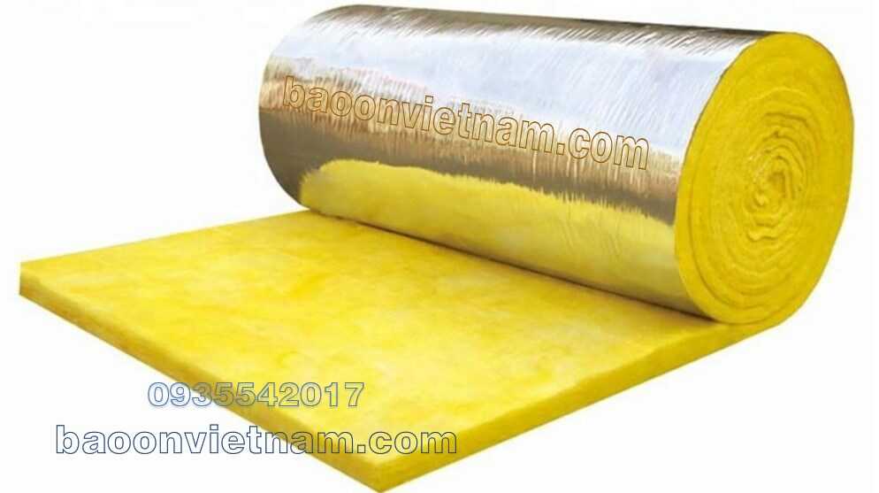 Bông bảo ôn glasswool dạng cuộn